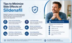 How to reduce side effects of sildenafil