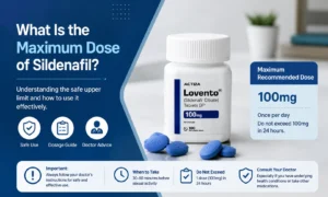 what is the maximum dose of sildenafil