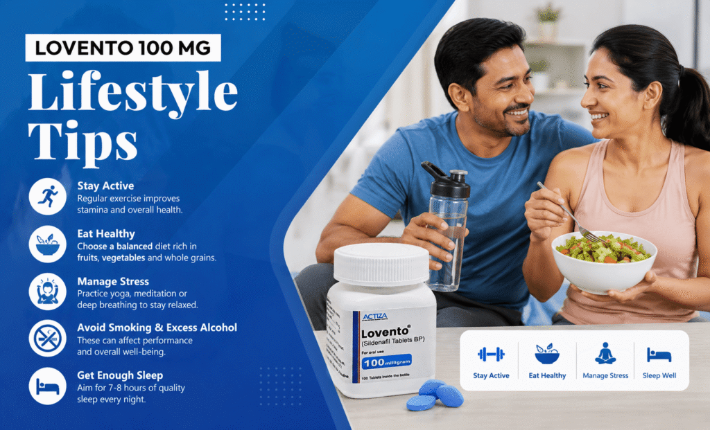 Lovento 100 mg lifestyle tips